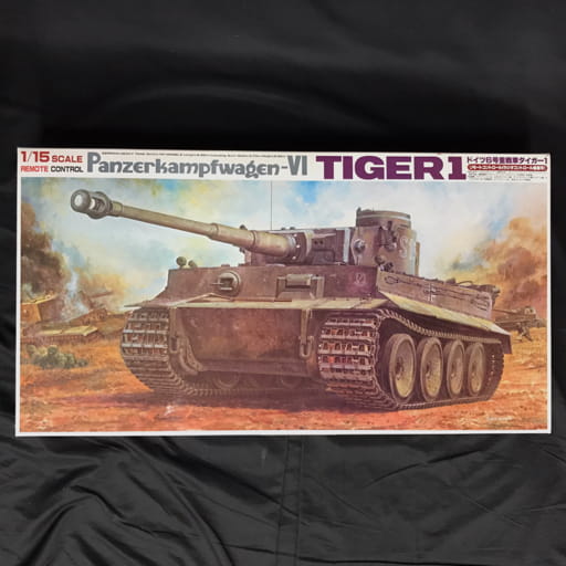 バンダイ 1/15 ドイツ6号重戦車タイガーⅠ リモートコントロール ラジコン 未組立品 ホビー BANDAI